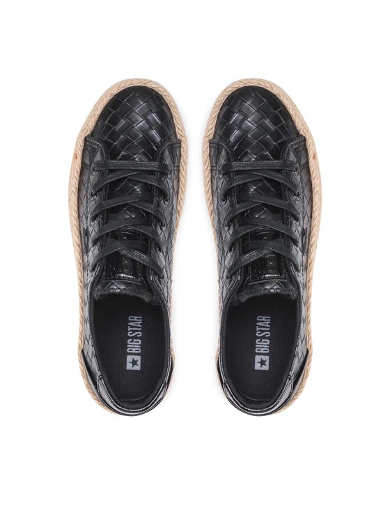 Big Star Shoes Γυναίκες Κλειστά Παπούτσια Εσπαντρίγιες JJ274396 Μαύρο Μαύρο 6 Big Star Shoes Γυναίκες Κλειστά Παπούτσια Εσπαντρίγιες JJ274396 Μαύρο Μαύρο - Image 6