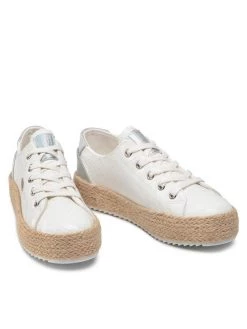 Big Star Shoes Γυναίκες Κλειστά Παπούτσια Εσπαντρίγιες JJ274397 Λευκό Λευκό -Big Star Shoes Sales Store unnamed file 537