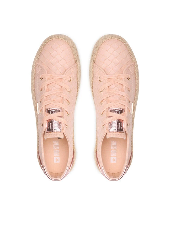 Big Star Shoes Γυναίκες Εσπαντρίγιες JJ274398 Ροζ Ροζ 6 Big Star Shoes Γυναίκες Εσπαντρίγιες JJ274398 Ροζ Ροζ - Image 6