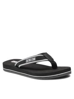 Big Star Shoes Γυναίκες Σαγιονάρες JJ274A377 Μαύρο Μαύρο