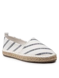 Big Star Shoes Γυναίκες Κλειστά Παπούτσια Εσπαντρίγιες JJ274959 Λευκό Λευκό