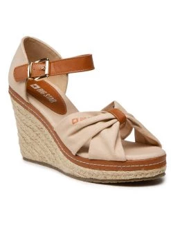 Big Star Shoes Γυναίκες Εσπαντρίγιες JJ274939 Μπεζ Μπεζ