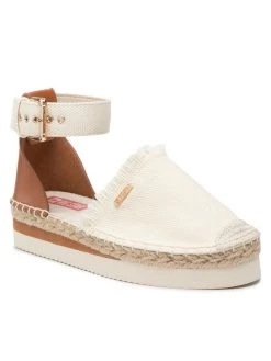 Big Star Shoes Γυναίκες Κλειστά Παπούτσια Εσπαντρίγιες JJ274886 Μπεζ Μπεζ