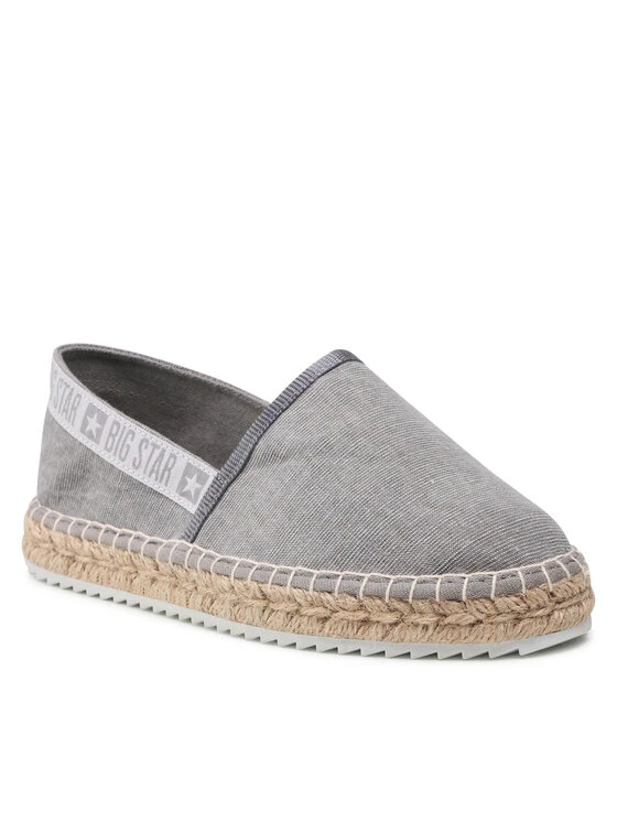 Big Star Shoes Γυναίκες Κλειστά Παπούτσια Εσπαντρίγιες JJ274876 Γκρι Γκρι 1 Big Star Shoes Γυναίκες Κλειστά Παπούτσια Εσπαντρίγιες JJ274876 Γκρι Γκρι