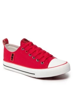 Big Star Shoes Γυναίκες Κλειστά Παπούτσια Sneakers JJ274124 Κόκκινο Κόκκινο