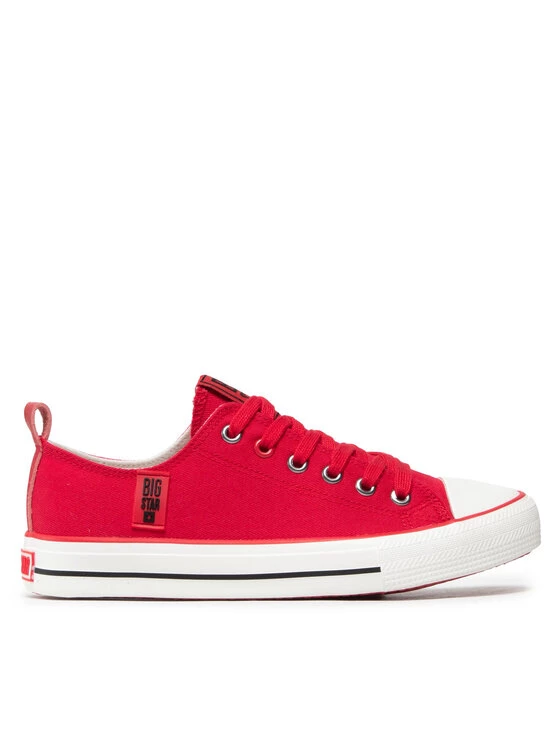Big Star Shoes Γυναίκες Κλειστά Παπούτσια Sneakers JJ274124 Κόκκινο Κόκκινο 2 Big Star Shoes Γυναίκες Κλειστά Παπούτσια Sneakers JJ274124 Κόκκινο Κόκκινο - Image 2