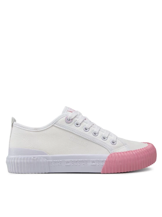 Big Star Shoes Γυναίκες Κλειστά Παπούτσια Πάνινα παπούτσια JJ274111 Λευκό Λευκό 2 Big Star Shoes Γυναίκες Κλειστά Παπούτσια Πάνινα παπούτσια JJ274111 Λευκό Λευκό - Image 2